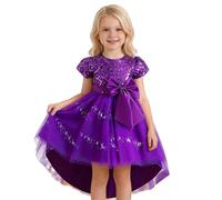 Tutu Danse Classique Fille Jupon Robe Enfant Fille De Toutes Saisons Robe De Fête avec Jupon Tutu Et Gros Nœud Décoratif - Tenue Mignonne pour Anniversaires, Goûters Et Fêtes Familiales