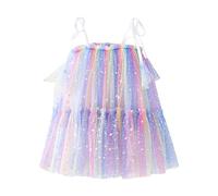 Tutu Danse Classique Fille Jupon Robe Enfant Fille De Toutes Saisons Robe Pailletée Étoiles Et Lune - Costume Magique pour Tout-Petits, Parfait pour Spectacles Nocturnes Et Fêtes Féeriques