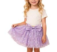 Tutu Danse Classique Fille Jupon Robe Enfant Fille Jupe avec Gros Nœud Décoratif - Jupon Mignon pour Anniversaires, Goûters Et Fêtes Familiales