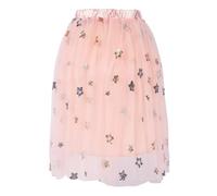 Tutu Danse Classique Fille Jupon Robe Enfant Fille Jupe Pailletée Étoiles Argentées - Version Élégante du Thème Cosmique, Parfaite pour Récitals Et Photos Studio