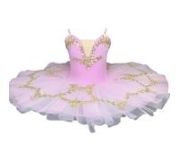 Tutu de Ballet Professionnel Rose Bleu Blanc pour Enfants et Filles