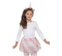 Tutu De Licorne Et Bandeau Enfant Fantaisie Costume Instantané Âges 4-12