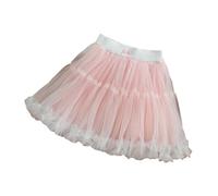 Tutu Jupe Fille Printemps Été En Couches Tulle Maille Gâteau Flou De Danse Princesse Fête Costume Adapté Pour Enfants 2-8 Ans Idéal Pour Les Occasions Spéciales Et La Portée Quotidienne Des Enfant
