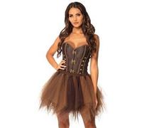tutu marron steampunk femme - boland 01769 Marron