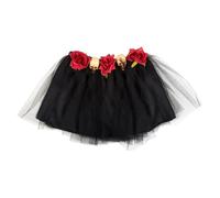 TUTU NOIR TÊTE DE MORT ADULTE