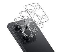 TUTUO Protecteur d'Objectif de Caméra pour Xiaomi Redmi Note 14S 4G Camera Protection, 3 Pièces Caméra Arrière Protecteur Verre Trempé, [Compatible Coque][Facile à Installer] HD 9H - Transparent