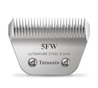 Tutuosto 5FW Lames de rechange amovibles compatibles avec les tondeuses de toilettage pour animaux de compagnie