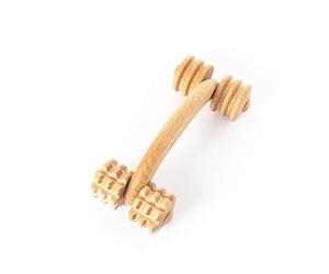 Tuuli Accessories Masseur Rouleau de Massage Appareil Dos Épaule Cou Jambes Corps Musculaire Bois 18 x 7 x 6 cm
