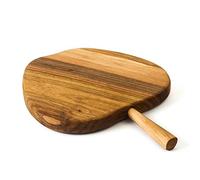 tuuli Kitchen Planche à découper Plateau à Cuisine à Fromage Bois Noyer Massif Handmade (Pomme)