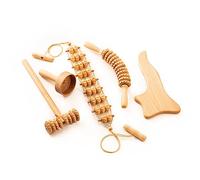 Tuuli Maderthérapie Lot de 5 pièces en bois avec tasse de massage suédoise