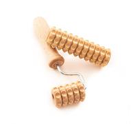 Tuuli Rouleau de massage en bois pour le corps et le visage, aide à soulager les tensions musculaires et à soutenir la santé de la peau, outils de massage naturel du visage, lot de 2 (2 pièces A)