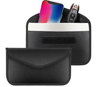 Tuulin Lot de 2 sacs Faraday pour clés de voiture et téléphone portable, pochette de blocage de signal, protection antivol de voiture, pochette de blocage du signal d'entrée sans clé pour téléphone