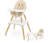Tuva Chaise Haute Évolutive En Table Et Chaise Beige Beige