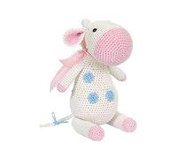 Tuva - Tuva Meadow The Cow Crochet Amigurumi Blanc/Rose - 1 Pièce