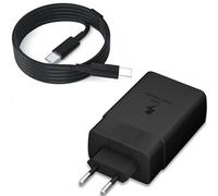 Tuvoyo 45W Chargeur USB C Compatible avec Samsung Galaxy S25 Ultra/S25+/S25/S24 Ultra/S24+/S24/S23/S22/S21/A56/A55/A36/A16/Z Fold5,Flip6,Tab S10 et 1,8M Câble,Charge Rapide Mural Alimentation Prise