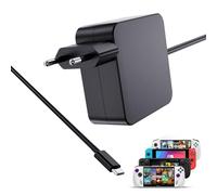 Tuvoyo 65W Chargeur USB C Compatible avec ASUS ROG Ally X R1 Z1/Steam Deck/Legion Go/Switch/Lite/OLED/Switch2/MSI Claw/Logitech G Cloud/GPD Win/Galaxy/Pixel/iPhone 15/16/MacBook/iPad Type C Adaptateur