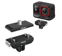 Tuvzylory Adaptateur magnétique pour Insta360 Ace/Ace Pro, support magnétique à libération rapide pour Insta360 X4/X3 pour caméra Hero 12/11 (support à dégagement rapide + couvercle à vis 6,35 mm)