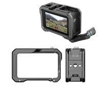 Tuvzylory Cage à lapin en métal DJI Action5pro Support horizontal et vertical Libération rapide Double griffe Interface Sport Camera Accessoires