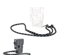 Tuvzylory Coque de protection compatible avec appareil photo Instax Mini EVO - Transparent - Avec protection anti-rayures et cordon de serrage - Pour appareil photo instantané - Utilisation