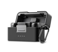 Tuvzylory Étui de protection pour microphone DJI Mic Mini antichoc et anti-traces de doigts Compartiment de chargement Étui de protection en silicone