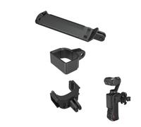 Tuvzylory Kit de montage 3 en 1 compatible avec Insta360 Luna Ultra, ensemble de pinces d'extension pour tube carré rond et surface plane, accessoires de caméra d'action pour cyclisme, vlogging