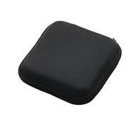 Tuvzylory Sac de rangement portable pour console de jeu, étui de transport pour mini console de jeu POWKIDDY V90 Open Source, noir, Noir, Simple et moderne