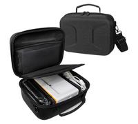 Tuvzylory Sac de transport compatible avec imprimante photo KODAK Dock Plus, résistant aux chocs, grande capacité, avec bandoulière, sac de rangement portable pour voyage et usage domestique (noir)