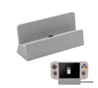 Tuvzylory Station de charge compatible avec Retriod Pocket Nova, support de port en matériau PLA de type C, support de charge de bureau pour appareil de jeu, accessoire de jeu, gris