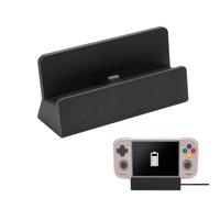 Tuvzylory Station de charge compatible avec Retriod Pocket Nova, support de port en matériau PLA de type C, support de charge de bureau pour appareil de jeu, accessoire de jeu, noir