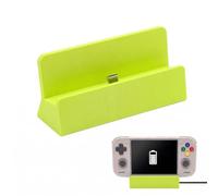 Tuvzylory Station de charge compatible avec Retriod Pocket Nova, support de port en matériau PLA de type C, support de charge de bureau pour appareil de jeu, accessoire de jeu, vert