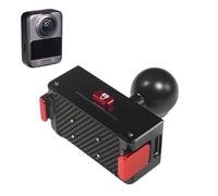 Tuvzylory Support magnétique à dégagement rapide compatible avec caméra d'action DJI OSMO 360, support magnétique rechargeable, port de charge latéral (version rotule de 17 mm)