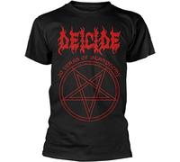 tuweisen Deicide 30 Years of Blasphemy Black T-Shirt for Men Black L