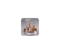 Tuwiqsdi Lot de 3 bagues de fiançailles plaquées or rose 18 carats en argent sterling 925 brillant avec diamant CZ transparent Taille 5-13 pour homme et femme (6)