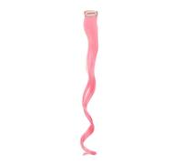tuwiwol 22 Pouces Clip sur l'extension de Cheveux Femmes colorées postiches Droites met en évidence Les Extensions Perruque sans Couture pour la Barre de fête, 90C/Bouclé