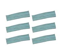 tuwiwol 6 Pack/lot Couleur Unie Anti-Glisse Bandeau pour l'exercice de Gymnastique élastique Coton Sport Bandeau Unisexe Unisexe Bandeau, Bleu