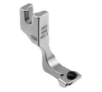 tuwiwol Accessoire de rechange pour machine à coudre : outil essentiel en acier durable, compatible avec diverses machines, robuste et résistant. Pied-de-biche pour fermeture éclair invisible.