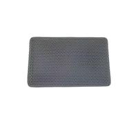 tuwiwol Accessoires pour Chats Doux et Pratiques, sûrs et Non Toxiques, Facile à Nettoyer, Tapis de litière en ABS pour Chat, Tapis de bac à litière, Mignon et Pratique, Gris, 30 * 30 cm
