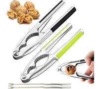 tuwiwol Casse-Noix à Deux rainures pour Toutes Les Noix. Construction Robuste pour Une Longue durée de Vie. Structure Solide Qui ne se Casse Pas et ne se déforme Pas. Casse-Noix de pécan. Deux Types