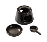 tuwiwol Chauffe-théière japonais en grès, base chauffante, en céramique. Une expérience gustative sublimée grâce à une chaleur douce qui rehausse les arômes du thé sans le surchauffer. Fabriqué