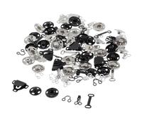 tuwiwol Ensemble complet d'agrafes et œillets de couture assortis pour la confection de soutiens-gorge, pantalons, jupes et robes. Résistants à la rouille et à décoloration. Idéal pour couture