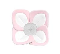 tuwiwol Fleur de Bain pour bébé Offre Une expérience de Bain sûre et relaxante Tissu siège de Bain pour bébé Tapis de siège en Maille Coussin de Baignoire, Côté Rose, 80cm