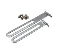 tuwiwol Guide latéral de positionnement pour machine à coudre domestique avec guide de bord et vis jauge couture inclus. Pied presseur pour point noué. Ourlet replieur, 10 x 1.2 cm