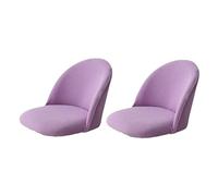 tuwiwol Housse de Chaise Extensible en Polyester, 2 pièces, Housse de Chaise en Bec de Canard, pour Salon de Mariage, Ajoutez de l'élégance à Une journée spéciale, Violet pâle