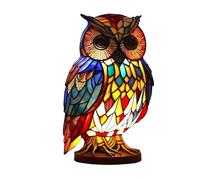 tuwiwol Lampe de Table de Chevet en Forme d'animaux, élégante et Pratique, en résine, Style Animal, Lampe de Bureau, veilleuse Animale, Lampe de Table Facile, Chouette Magique