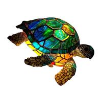 tuwiwol Lampe de Table de Chevet en Forme d'animaux, élégante et Pratique, en résine, Style Animal, Lampe de Bureau, veilleuse Animale, Lampe de Table Facile, Tortue de mer Magique