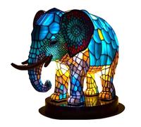 tuwiwol Lampe de Table de Chevet en Forme d'animaux, élégante et Pratique, en résine, Style Animal, Lampe de Bureau, veilleuse Animale, Lampe de Table Facile, Éléphant Magique