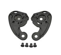 tuwiwol Lentilles de Casque de Moto résistantes pour aux UV et pour aux Rayures, Base Remplacement pour Masque Facial en ABS, visière Casque Moto, Support