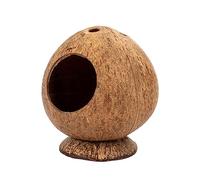 tuwiwol Pet Small Hideout Toy - For Small Spaces Loyal Companions Fiber Coconut Hamster House Nest Facile à entretenir pour les animaux de compagnie uniques