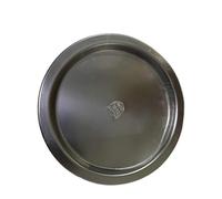 tuwiwol Plats de service innovants pour la panure, le pétrissage et le rangement des couverts. Idéal pour la cuisson, pétrissage et nettoyage facile. Bac à couverts intégré, Argent, 24CM