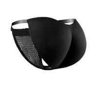 tuwiwol Restez à l'aise toute la journée, résistant Pour aux rayures et Pour aux déchirures, corset taille Sexy, faux cul, hanche, spectacle rond, noir, M